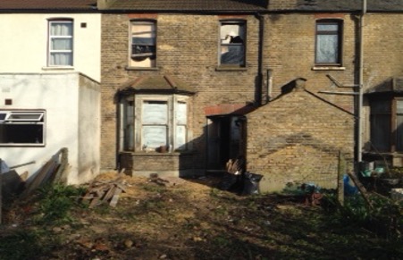 Mrs L's: house before